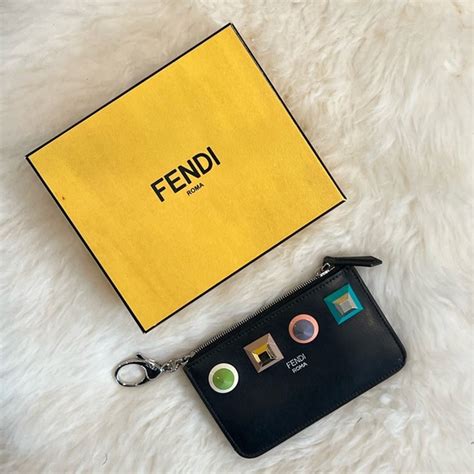 fendi roma key pouch|fendi keychains for sale.